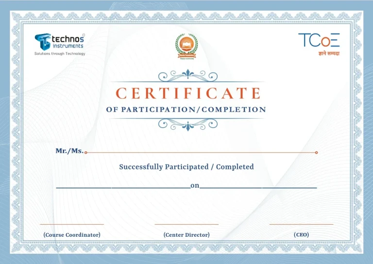 TCoE Certificate