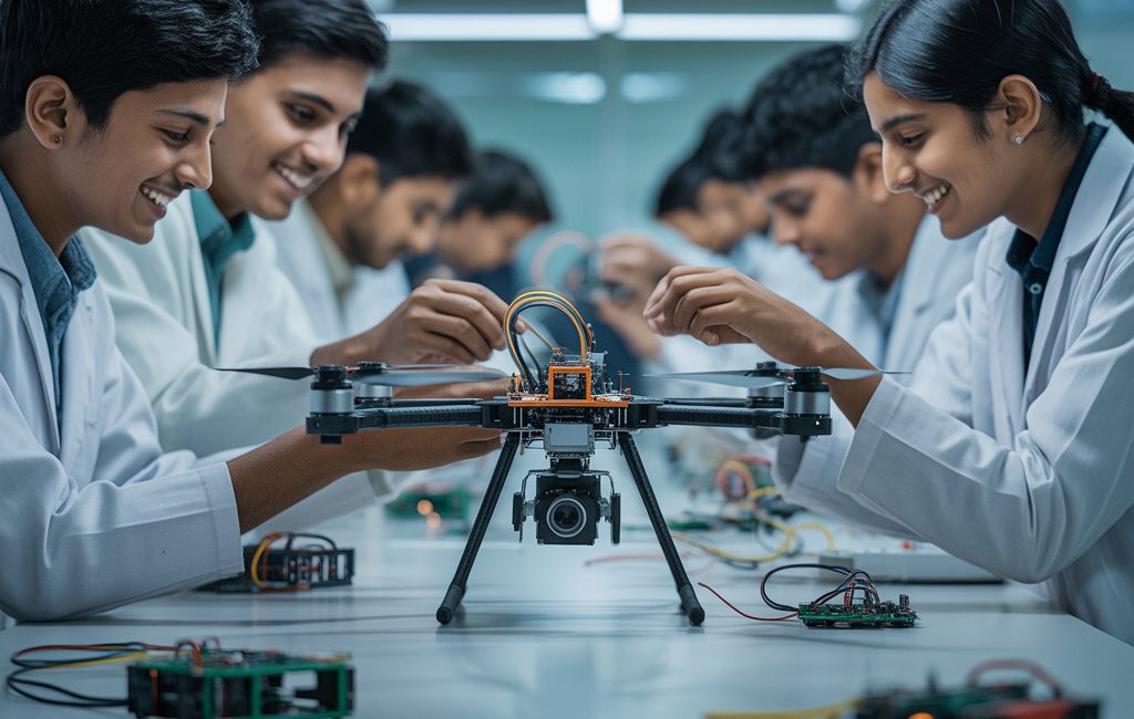 Drone Courses assemblage.